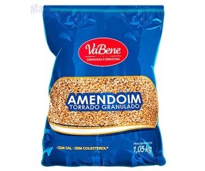 AMENDOIM VABENE TORRADO GRANULADO 1,050KG