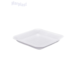 BANDEJA ISOPOR B-1 RASA TRL-01 C/100 UNIDADES