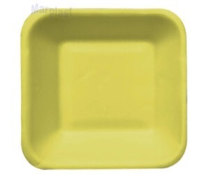 BANDEJA DE ISOPOR B-1 FUNDA AMARELA TFL-01 C/400 TOTALPLAST