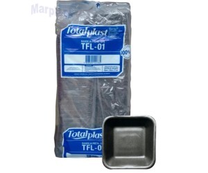 BANDEJA DE ISOPOR B-1 FUNDA PRETA TFL-01 C/400 UNIDADES