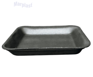 BANDEJA ISOPOR B-1 RASA PRETA TRL-01 C/100 UNIDADES