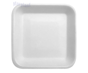 BANDEJA ISOPOR B-1 RASA TRL-01 C/10 UNIDADES