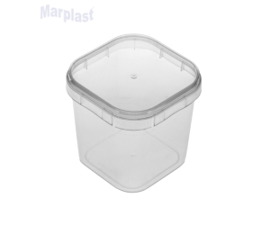 POTE QUADRADO 220ml C/LACRE C/TAMPA C/10 UNIDADES