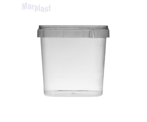 POTE QUADRADO 220ml C/LACRE C/TAMPA C/10 UNIDADES