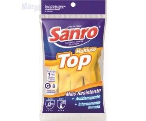 LUVA MULTIUSO AMARELA TOP TAM.G - SANRO