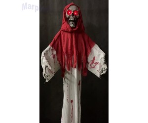 ESQUELETO CAVEIRA C/ LUZ E SOM HALLOWEEN