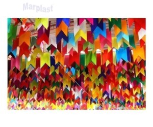 BANDEIRINHAS SEDA 10 METROS