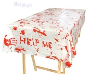 HALLOWEEN TOALHA MESA HELP 183X137CM