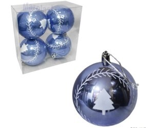 BOLA BRILHANTE LILÁS ÁRVORE C/4 UNIDADES (8CM CADA)